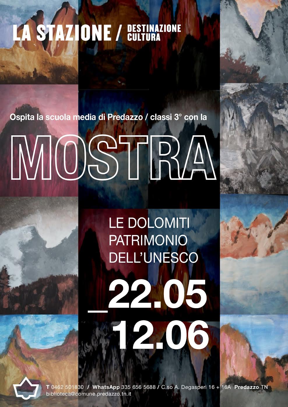 Le Dolomiti patrimonio dell'UNESCO - progetto artistico SSPG Predazzo